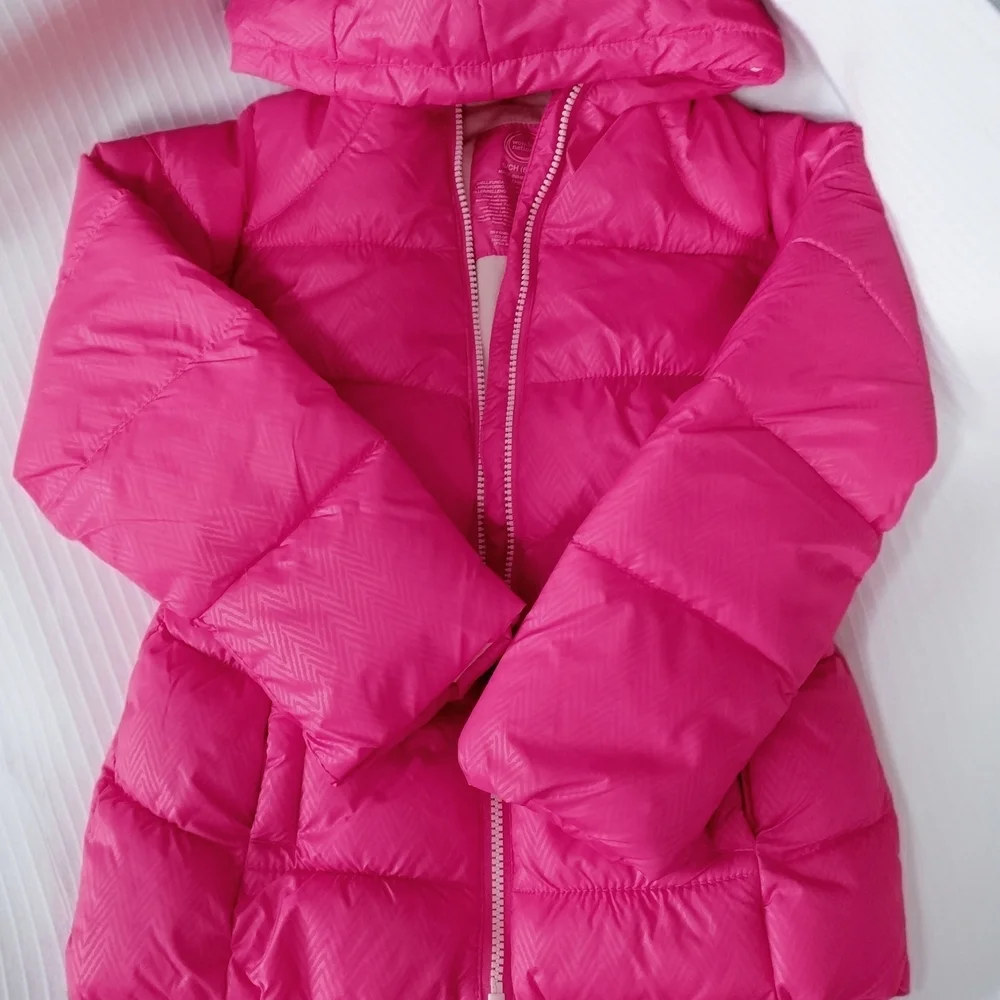 Wonder Nation Pink Girls' Bubble Jacket